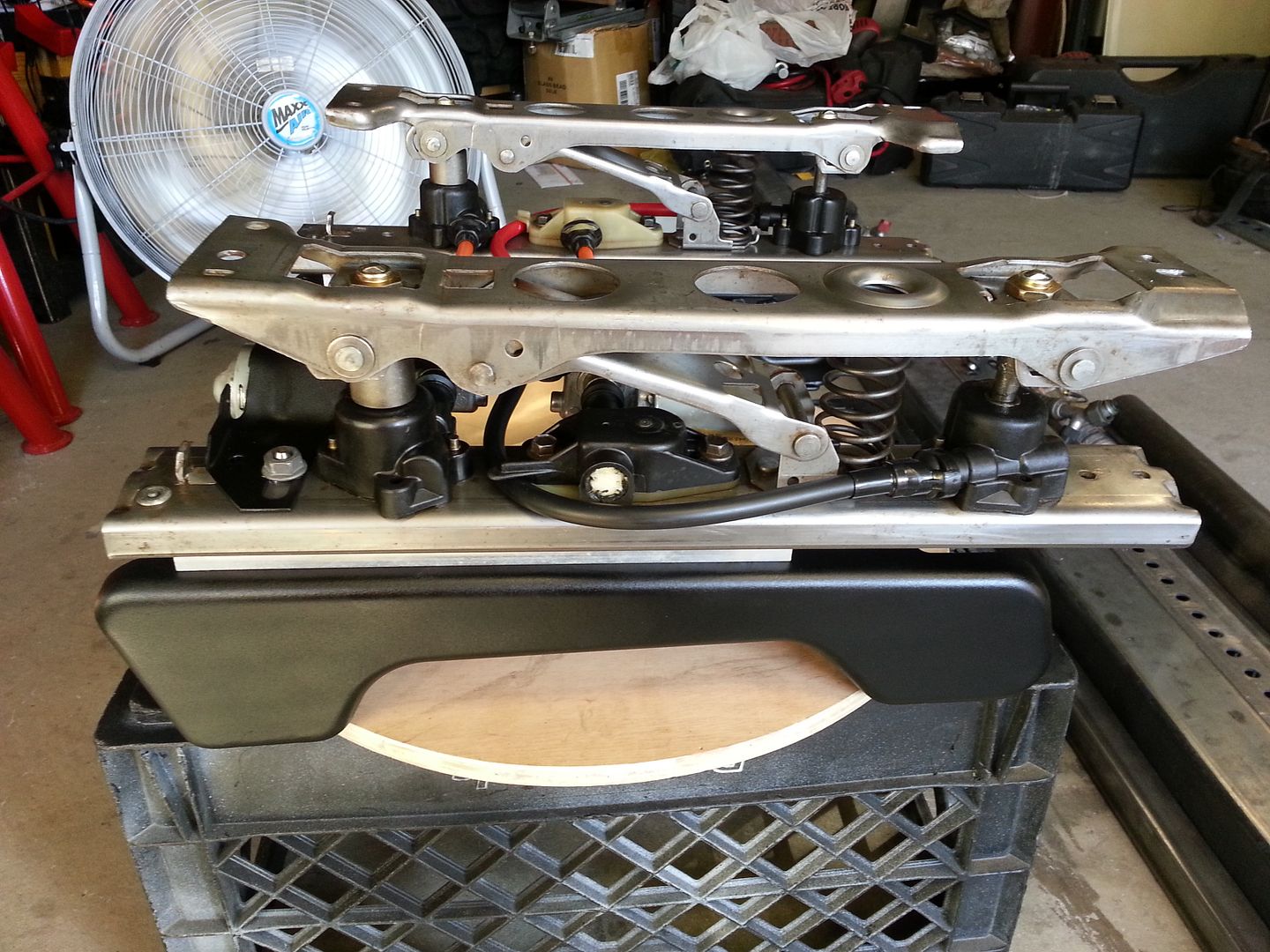 Anyone lowered the front captains chairs? Chevy Astro and GMC Safari